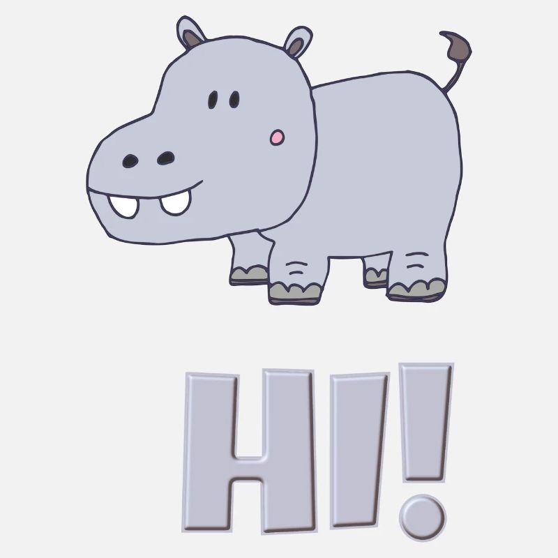 Hippopotame Salut