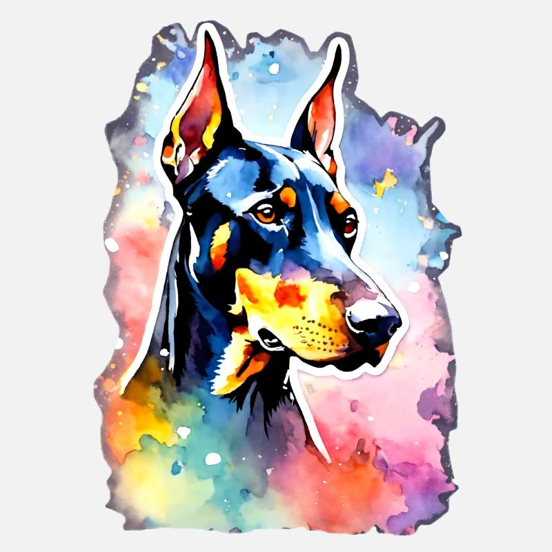 Doberman chien Doberman