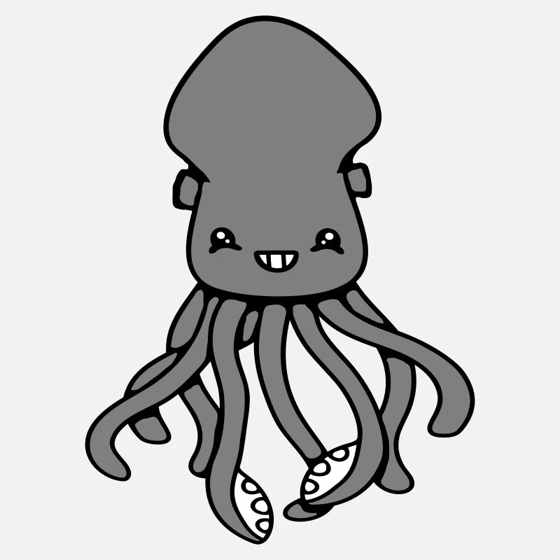 Octopus Octopus Octopus Squid Cute Giant Squid Funny