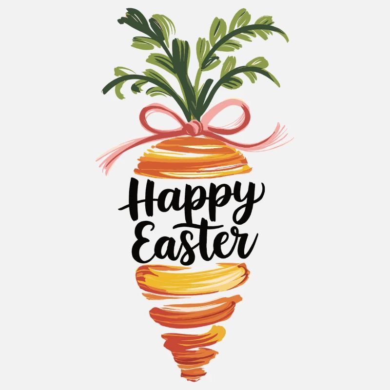 Easter Joy – Spring-like carrot with bow