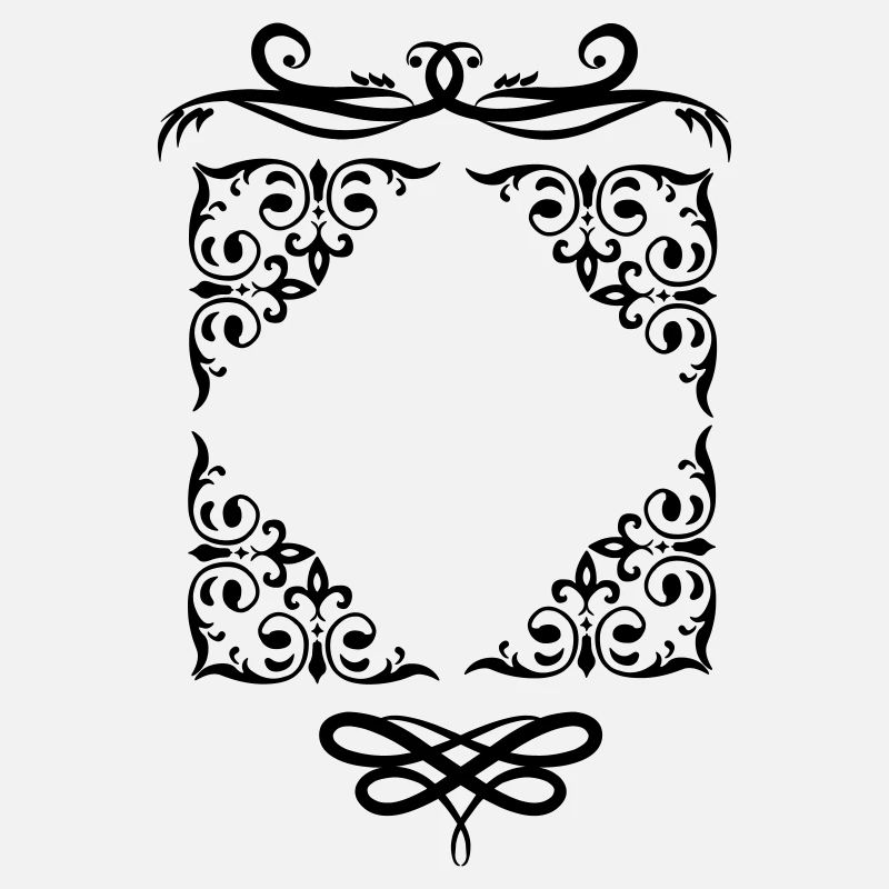 Frame frame decoration diamond-shaped opening