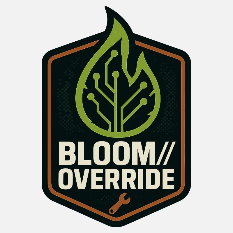 Bloom // Override – Solarpunk Emblem