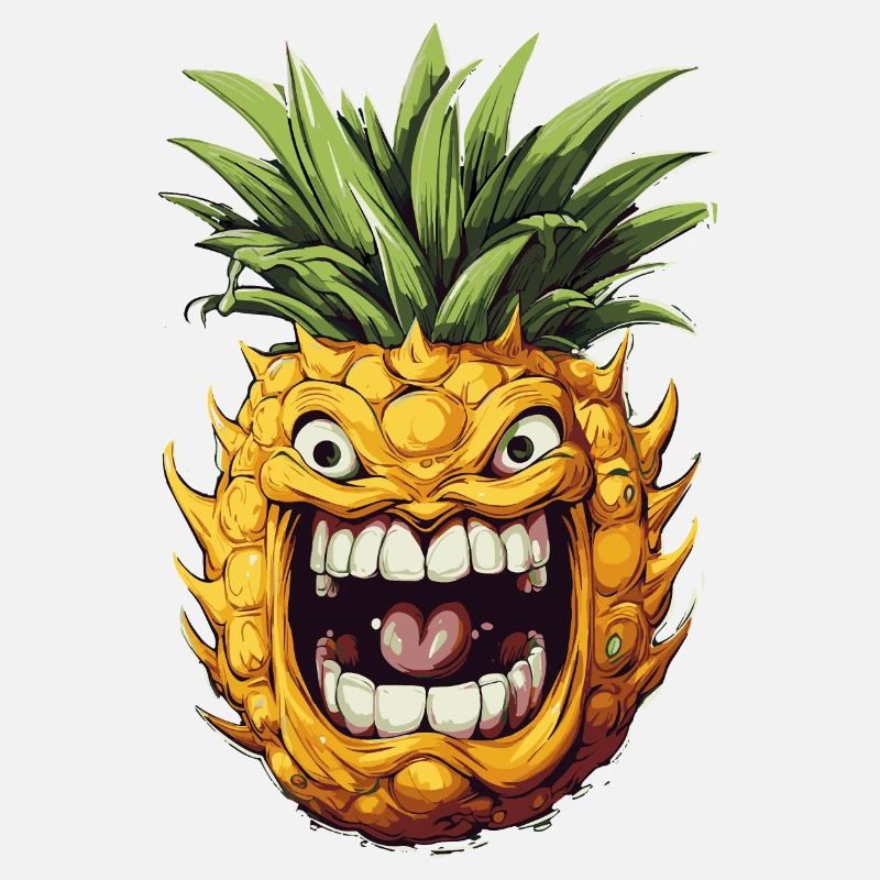 Funny Pineapple Fruit