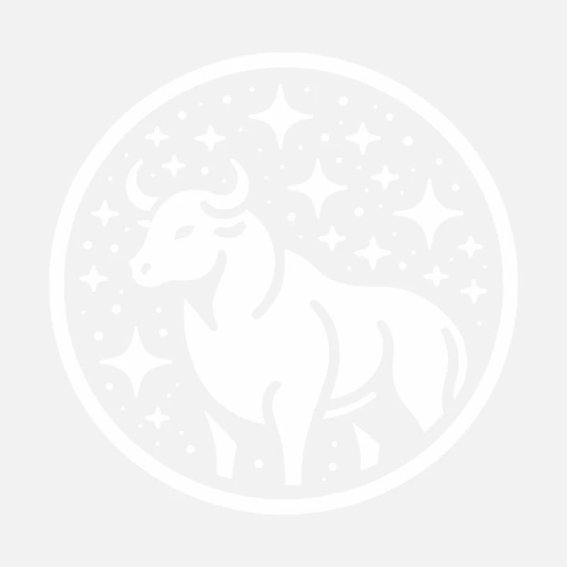 Sternzeichen Stier minimalistisch