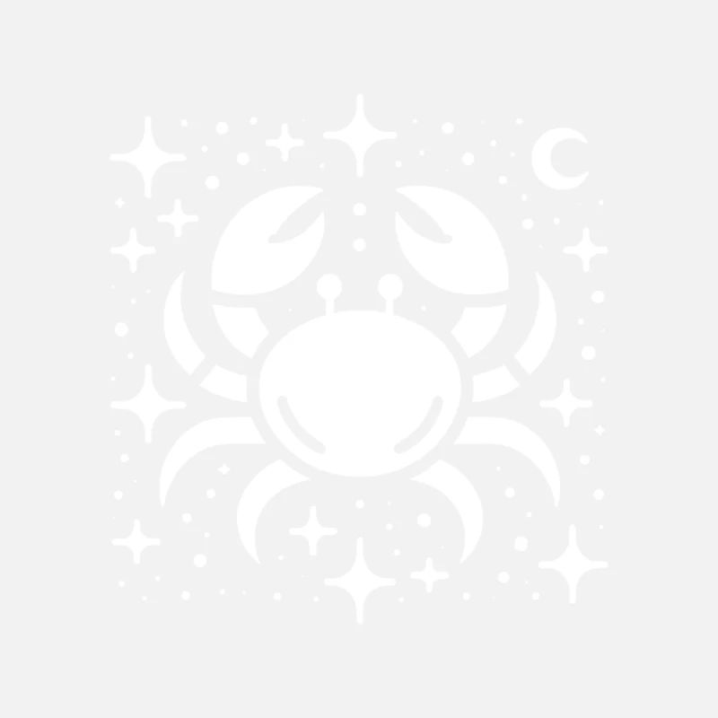 Sternzeichen Krebs minimalistisch