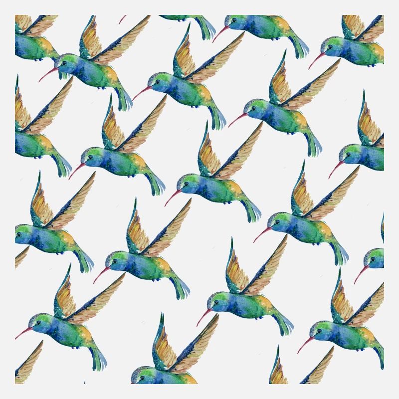 Humming Bird Pattern Lovers Design Cadeau