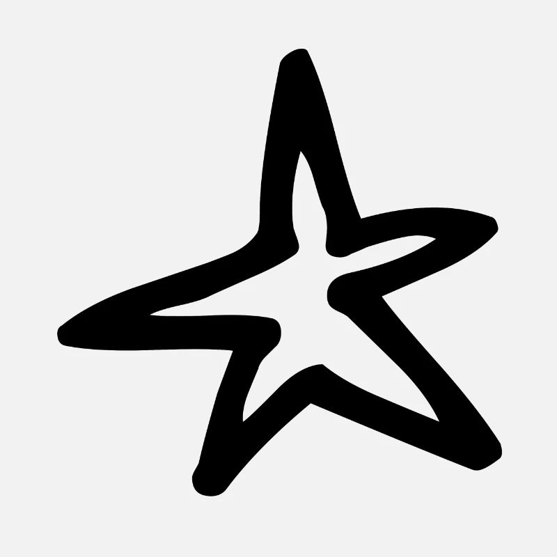 Simple Star (Painted / Silhouette)