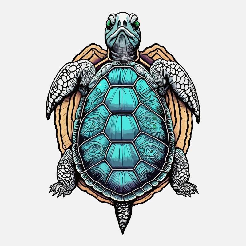 Psychedelische Schildkröte