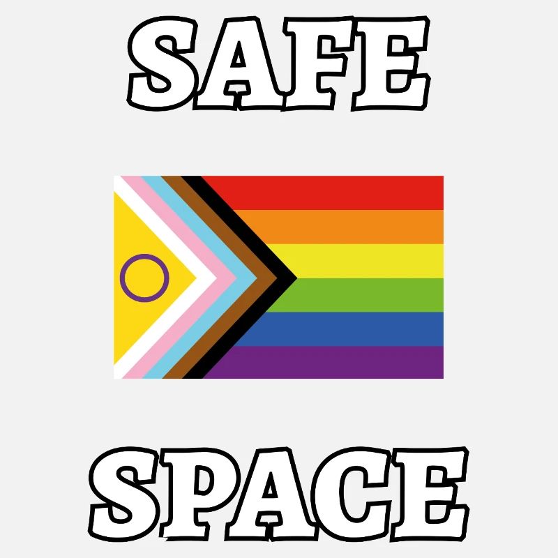 SAFE SPACE LGBT Inclusive Rainbow Flag