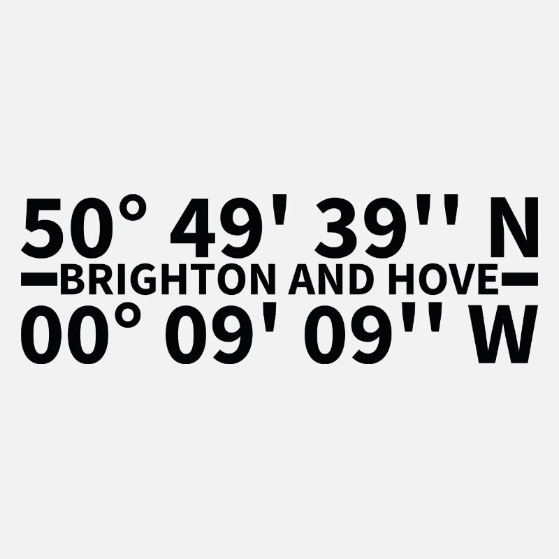 Brighton and Hove coordinates