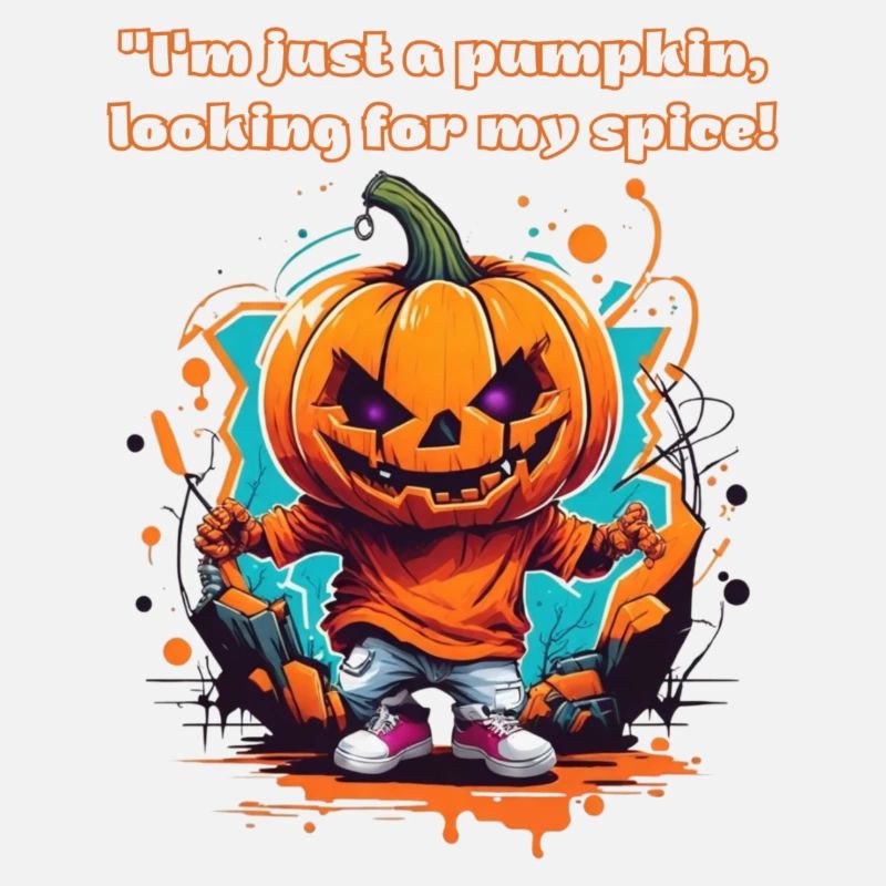 "I'm just a Pumpkin looking for my Spice!"