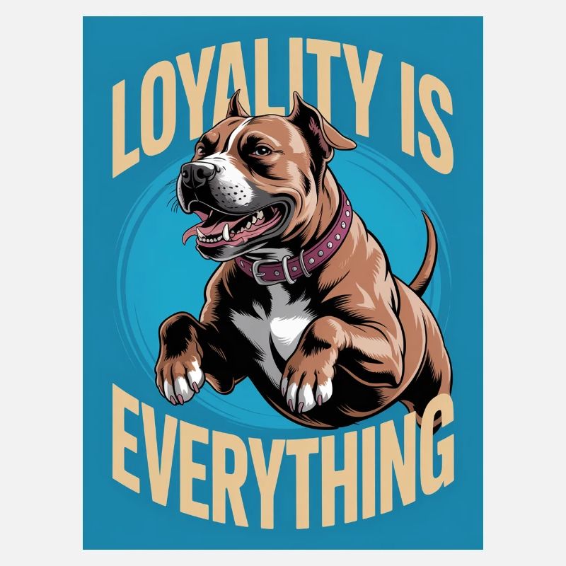 Dogo Canario mit „Loyality is everything“