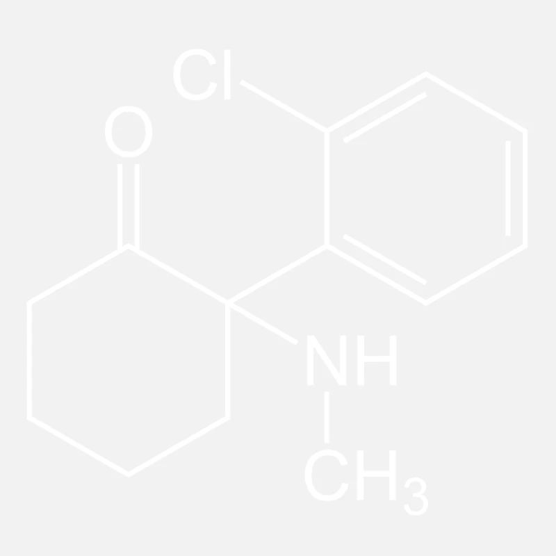 Ketamine structural formula