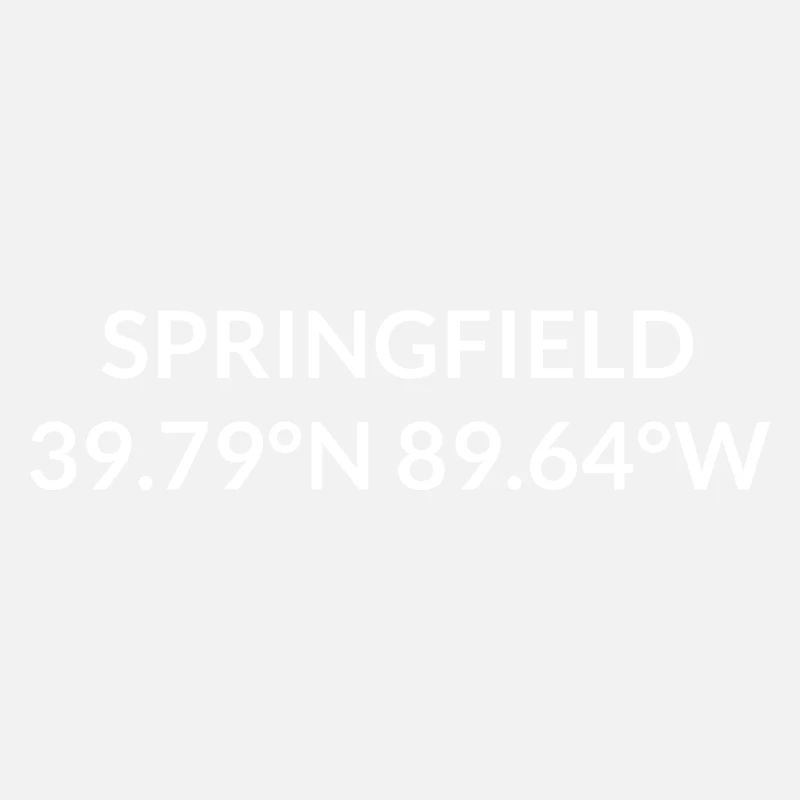 Coordonnées Springfield, Illinois, États-Unis