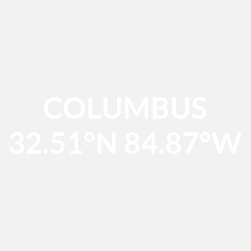 Columbus, Georgia, USA Coordinates