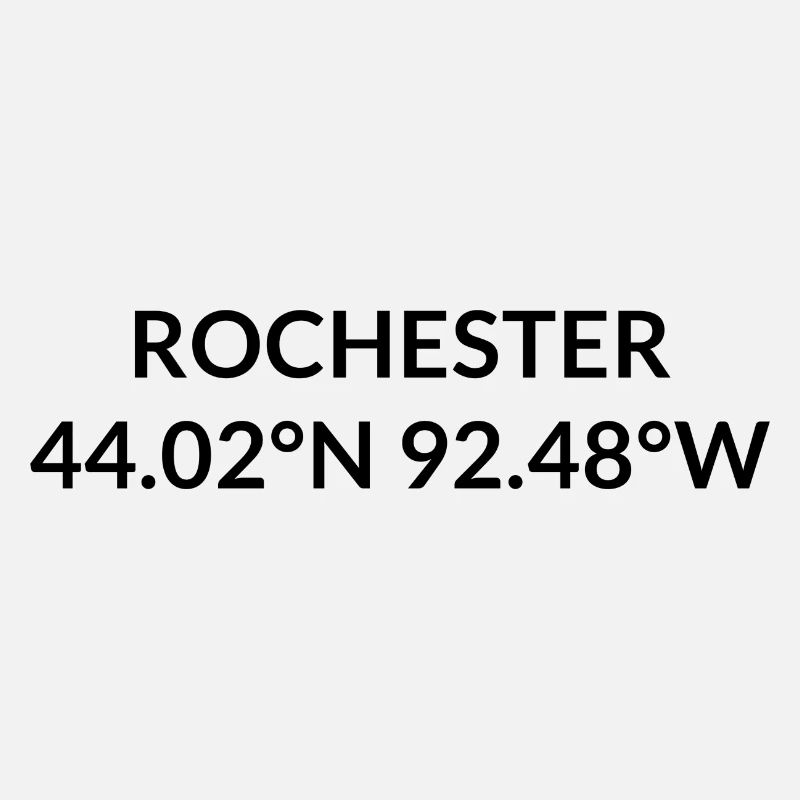Coordonnées de Rochester, Minnesota, États-Unis