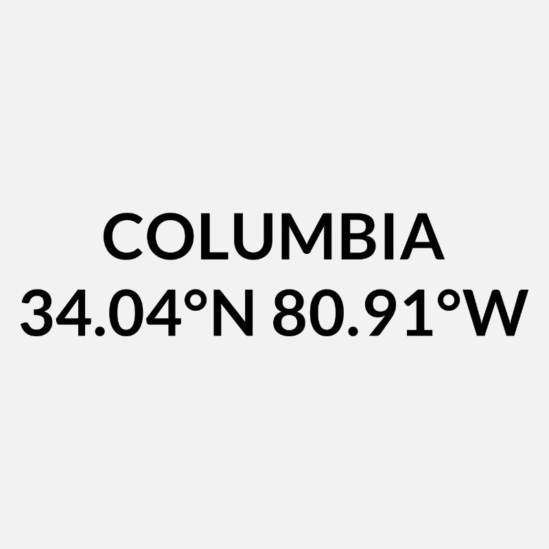 Coordonnées Columbia, Caroline du Sud, États-Unis