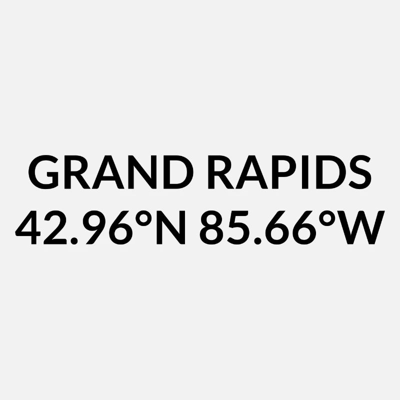 Grand Rapids, Michigan, USA Coordinates