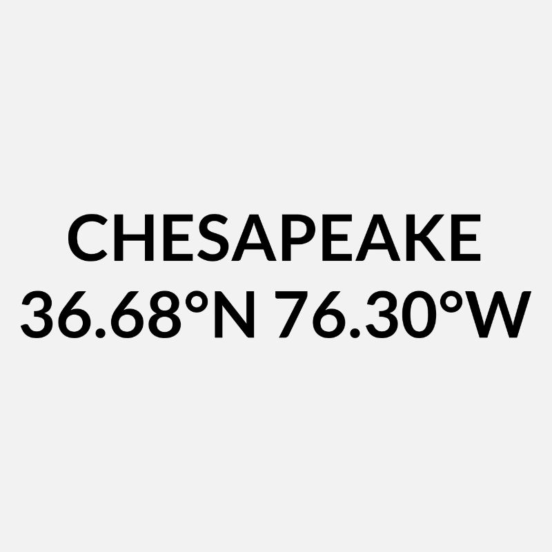 Chesapeake, Virginia, USA Coordinates