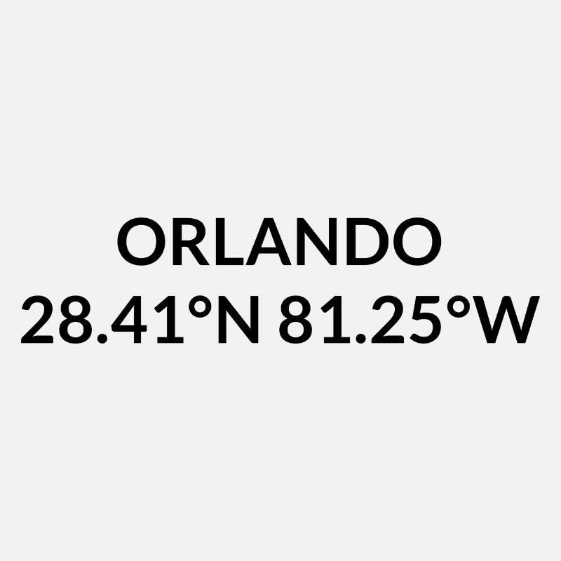 Orlando, Florida, USA Coordinates