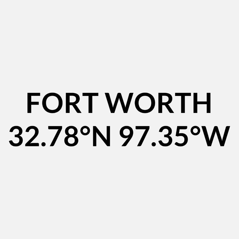Fort Worth, Texas, USA Coordinates