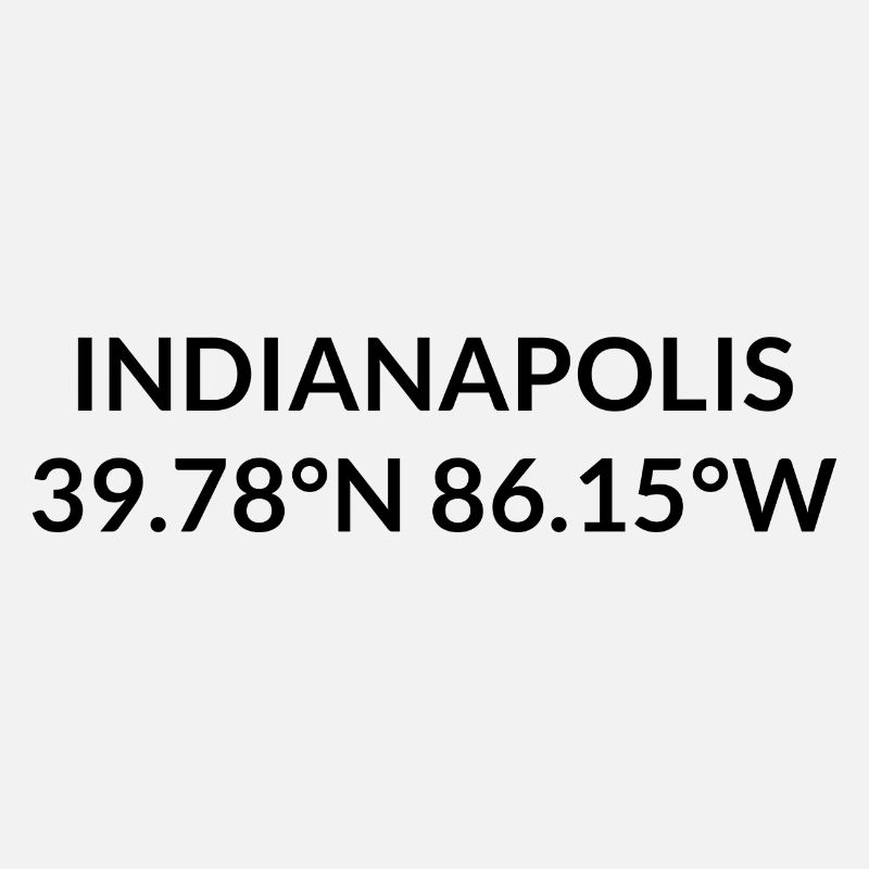 Indianapolis, Indiana, USA Coordinates