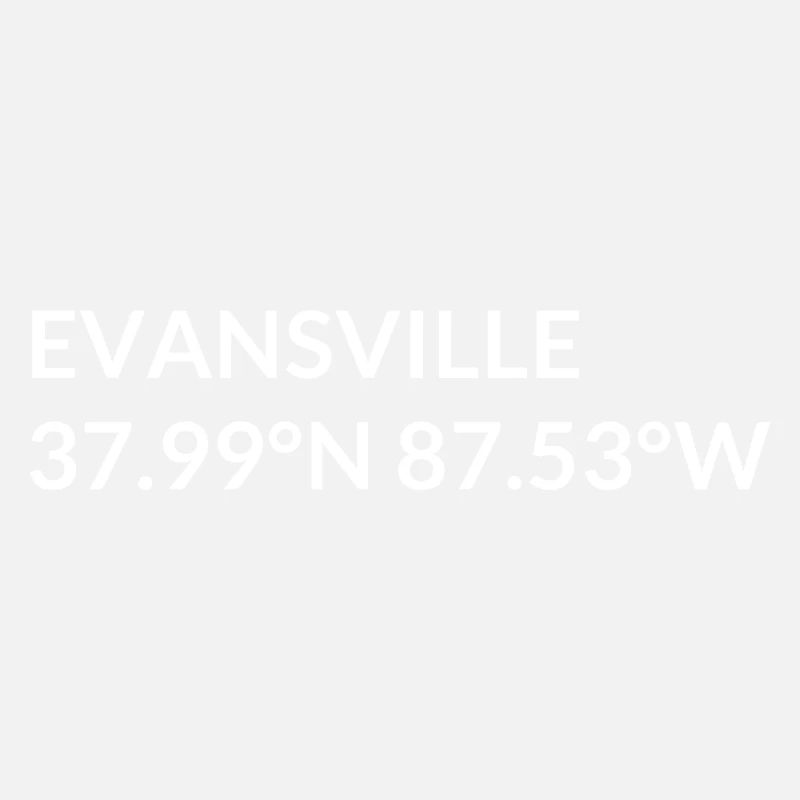 Evansville, Indiana, USA Coordinates