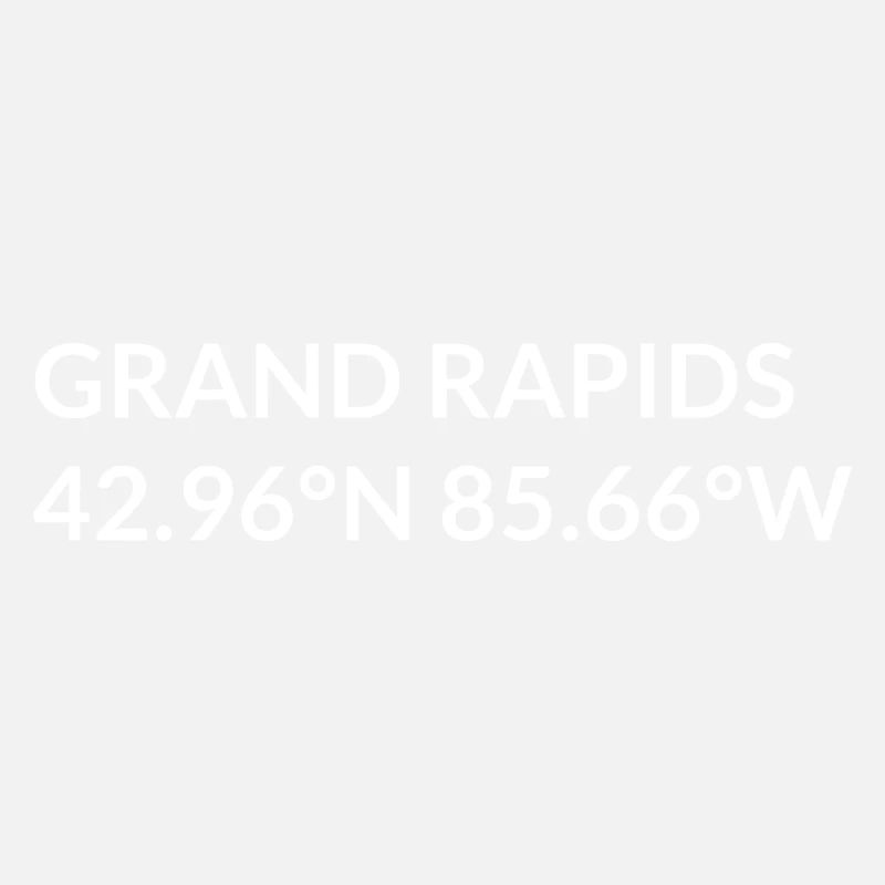 Grand Rapids, Michigan, USA Coordinates