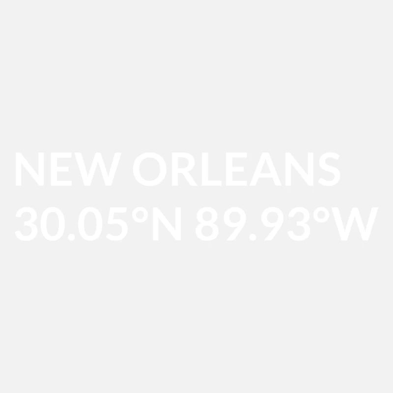 New Orleans, Louisiana, USA Coordinates