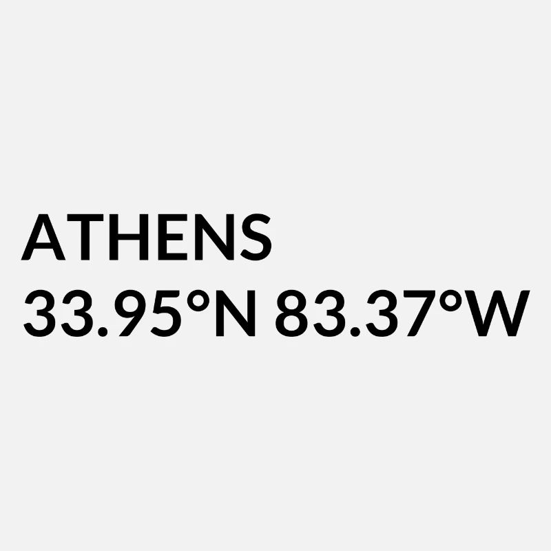 Athens, Georgia, USA Coordinates