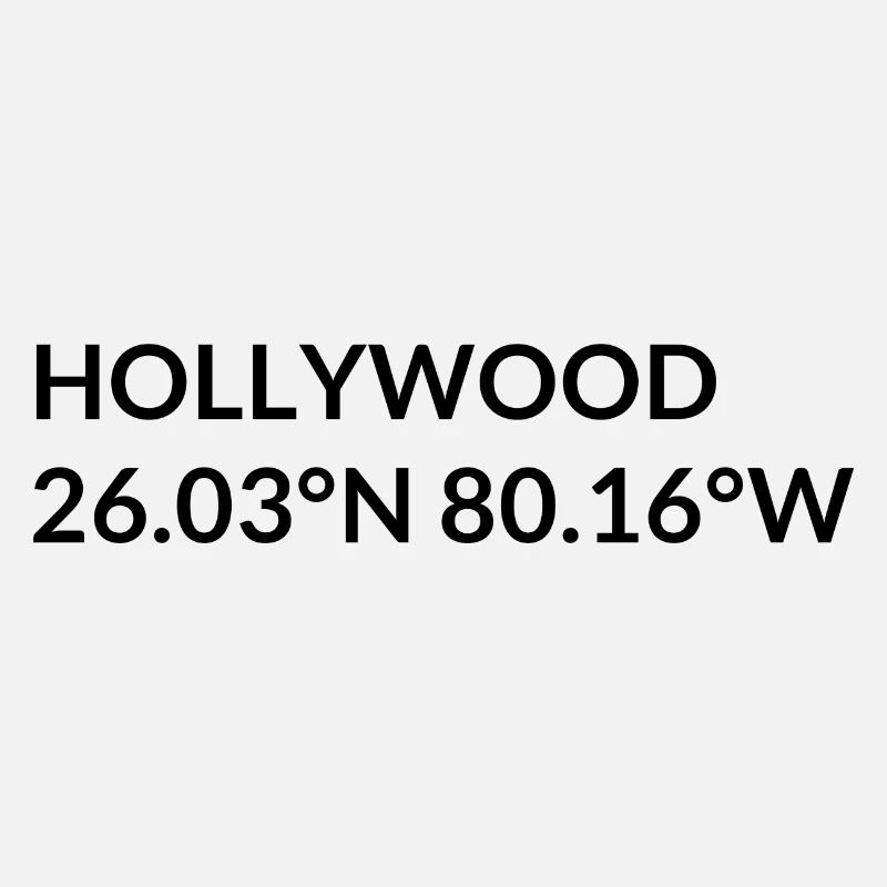 Hollywood, Florida, USA Coordinates