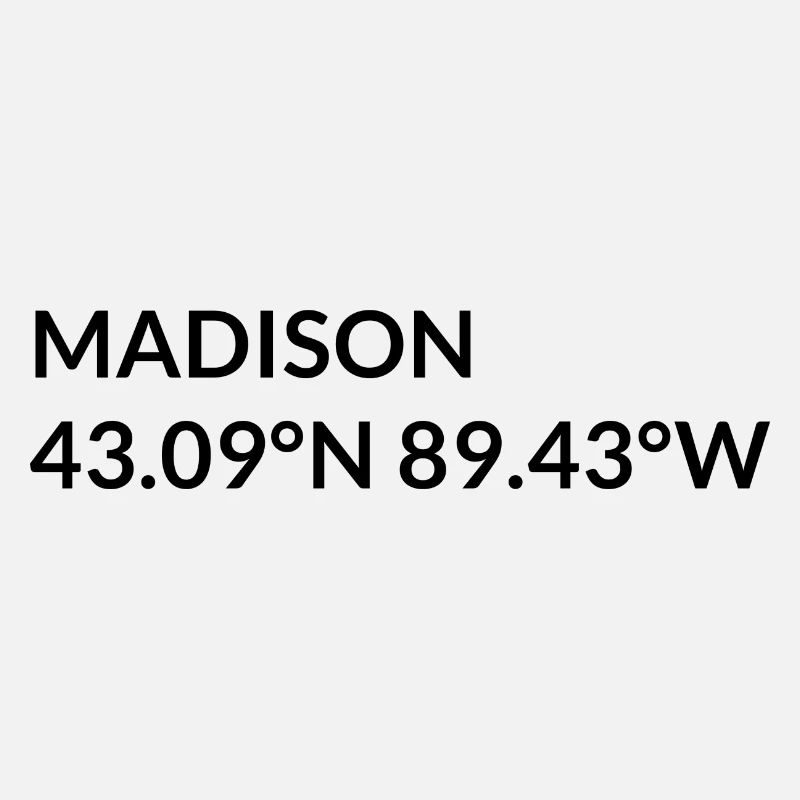 Madison, Wisconsin, United States Coordinates