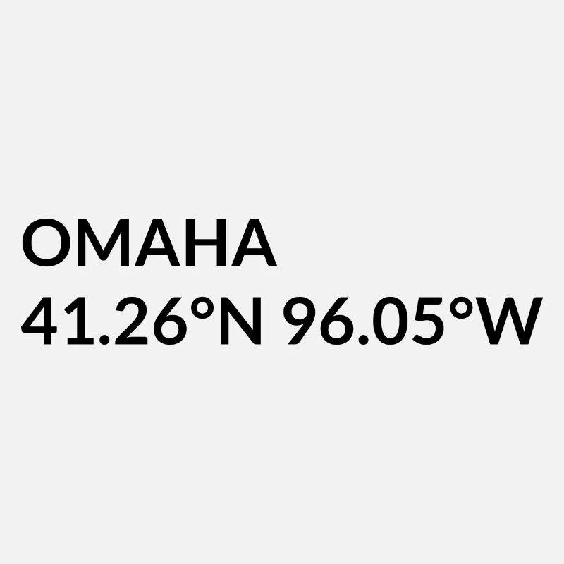 Coordonnées Omaha, Nebraska, États-Unis