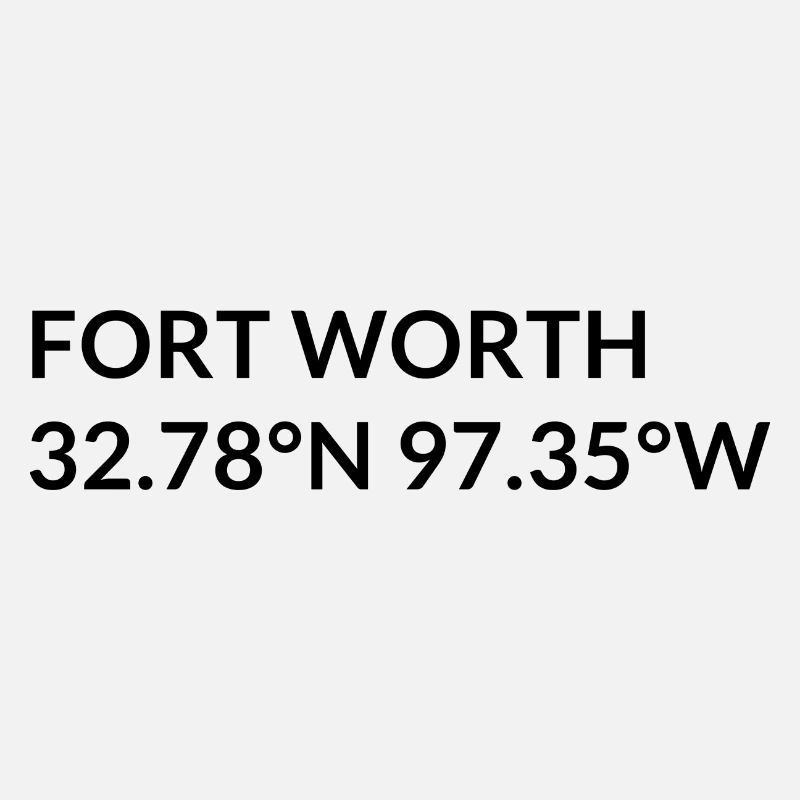 Fort Worth, Texas, USA Coordinates