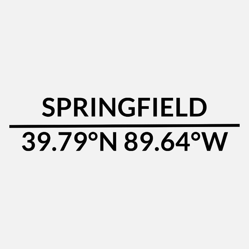 Coordonnées Springfield, Illinois, États-Unis