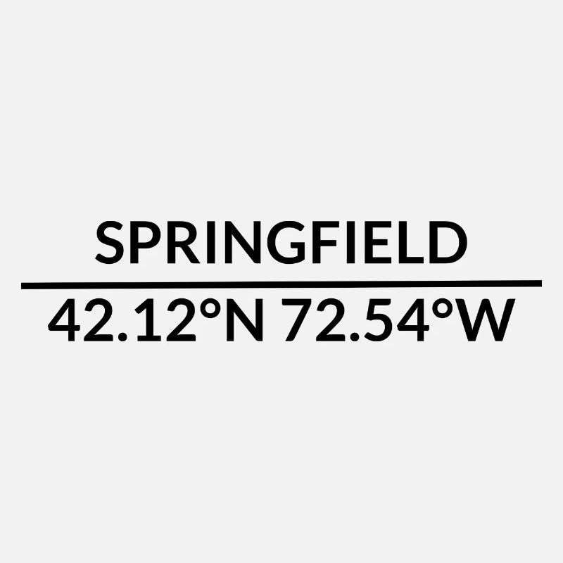 Coordonnées Springfield, Massachusetts, États-Unis