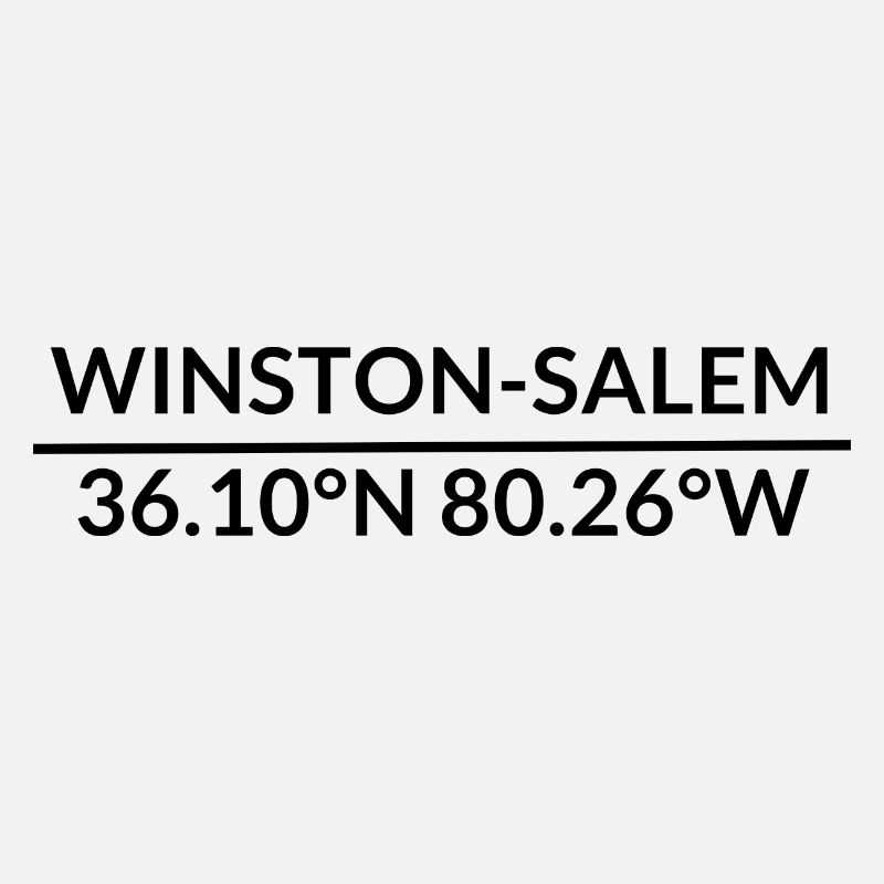 Winston-Salem, North Carolina, USA Coordinates