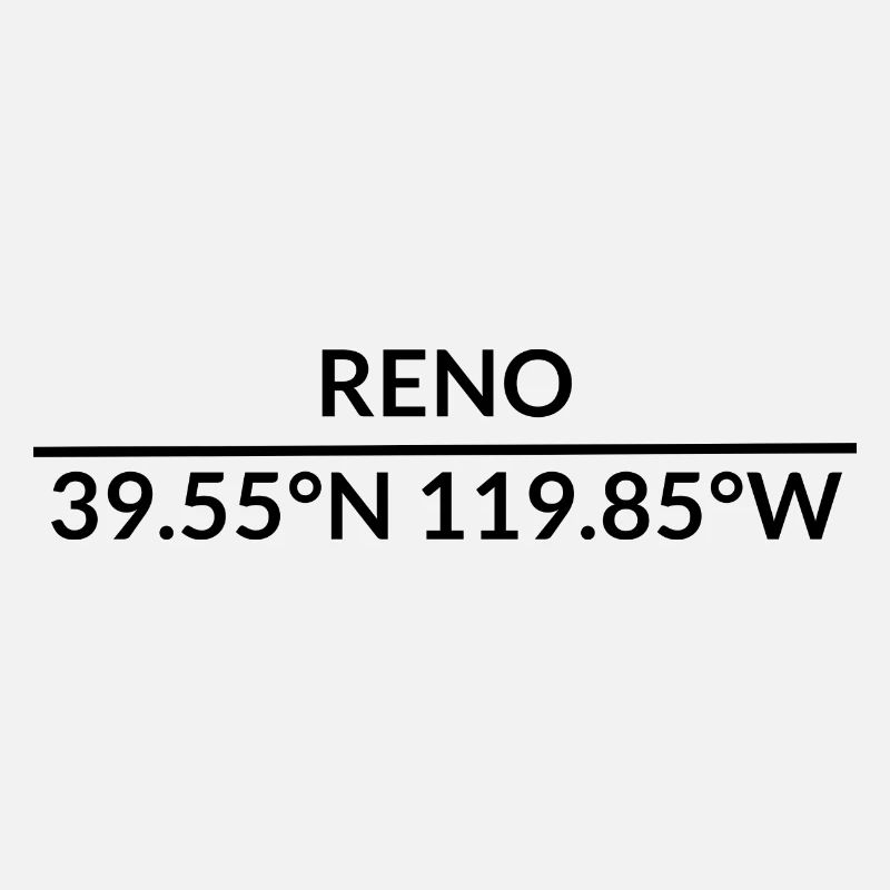 Reno, Nevada, USA Coordinates
