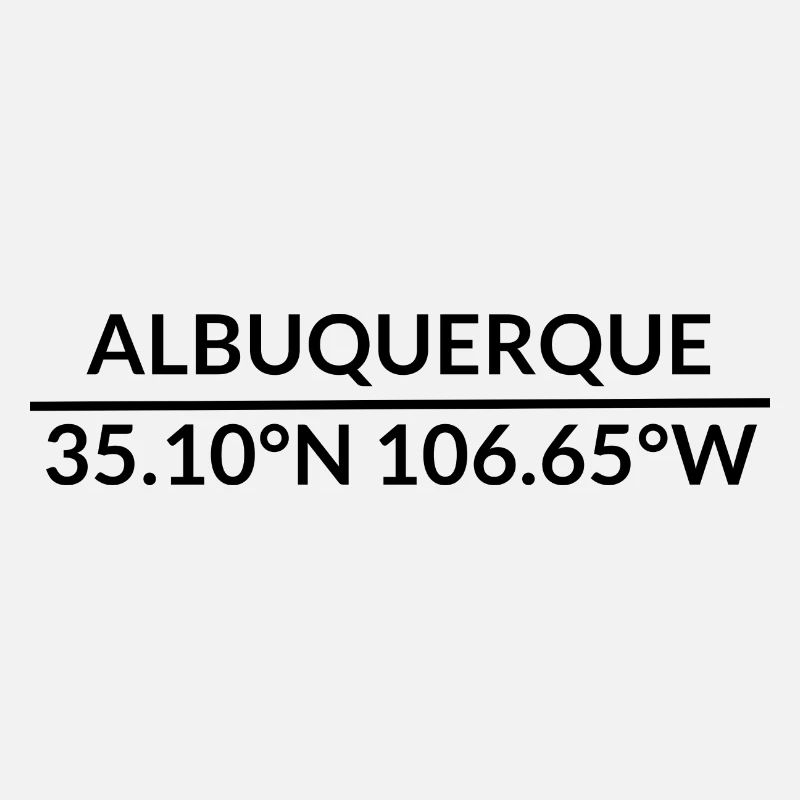 Albuquerque, New Mexico, USA Coordinates