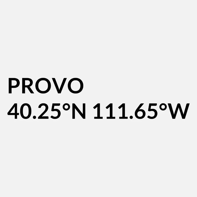 Coordonnées de Provo, Utah, États-Unis