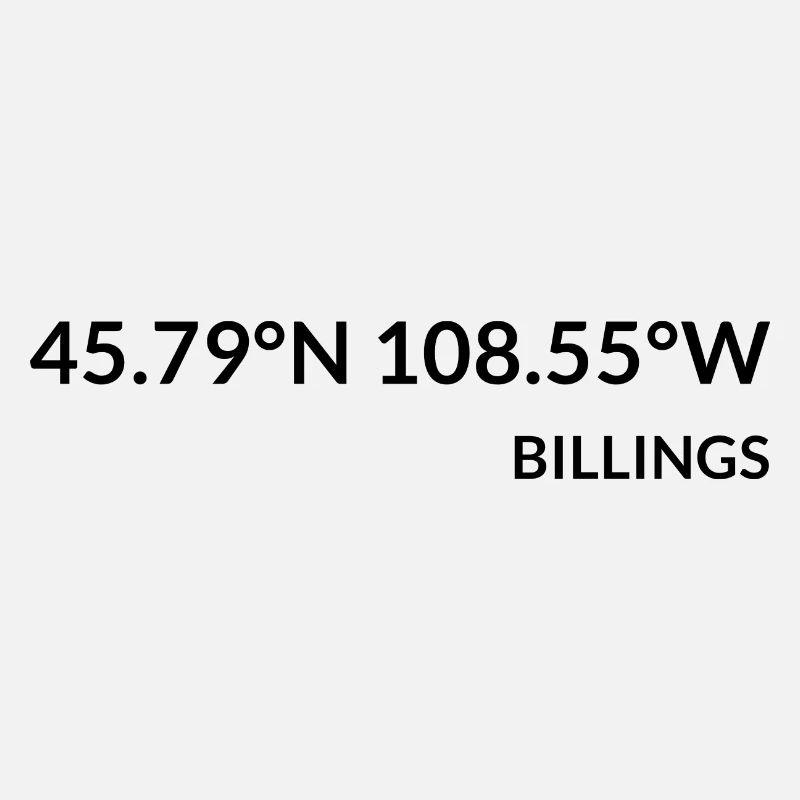 Billings, Montana, USA Coordinates