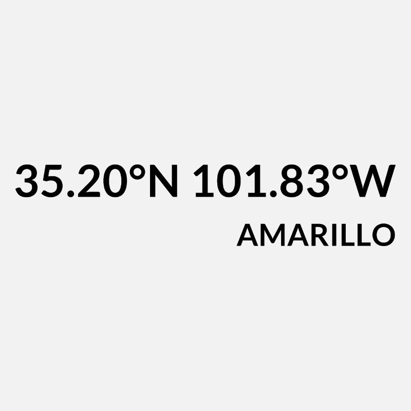 Amarillo, Texas, USA Coordinates