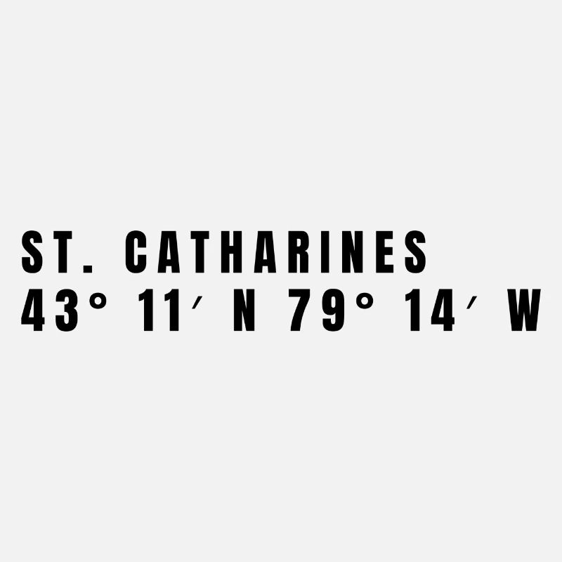 Coordonnées St. Catharines, Canada