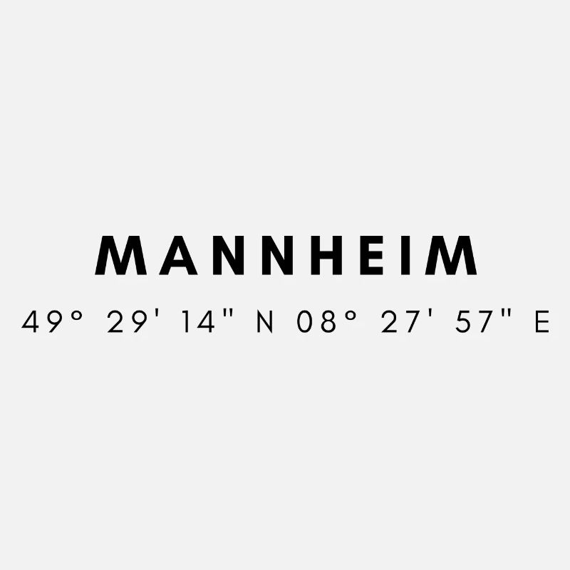 Coordonnées Mannheim