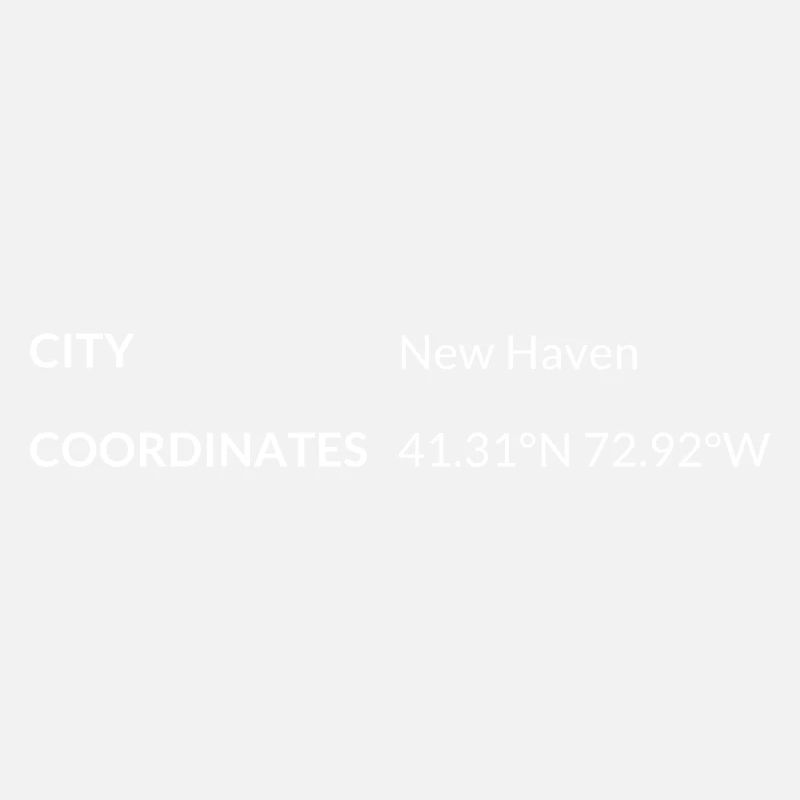 New Haven, Connecticut, USA coordinates