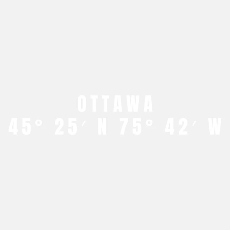 Ottawa, Canada Coordonnées