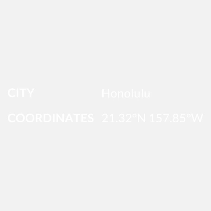 Honolulu, Hawaii, USA coordinates