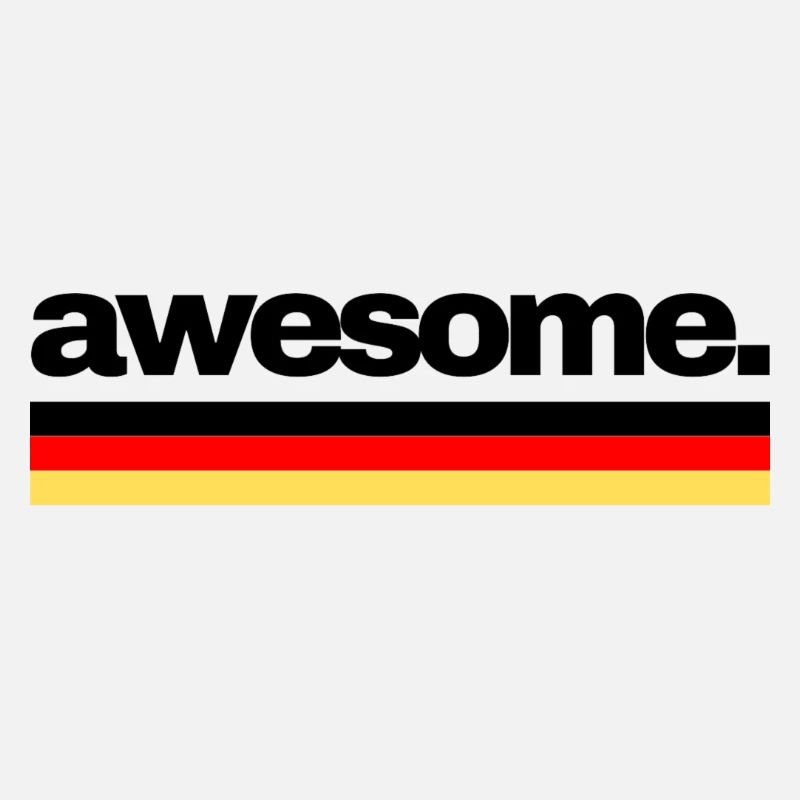 awesam Allemagne, Lettrage de déclaration avec drapeau