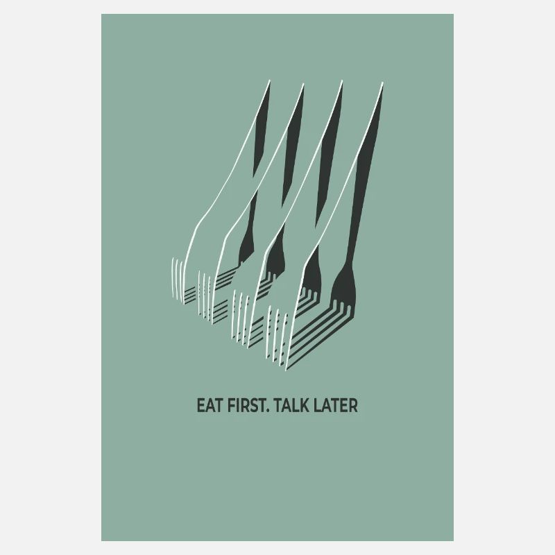 Eat First Talk Later – Skandi Küchen Poster