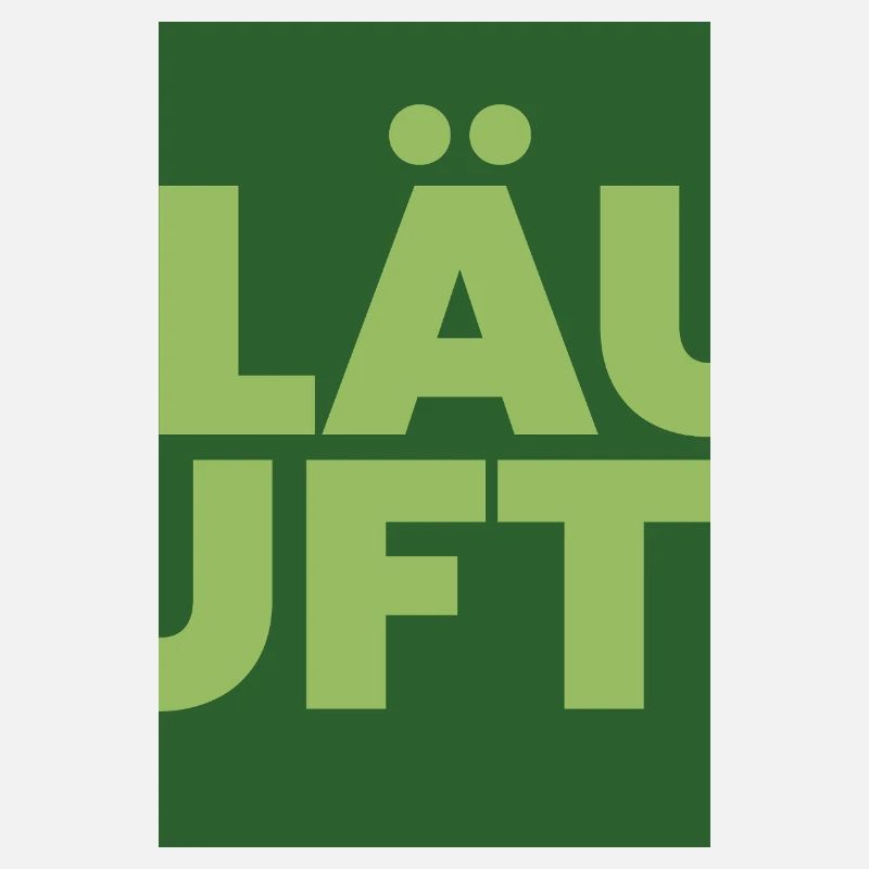 Course - Vert majuscule faute de frappe vert foncé
